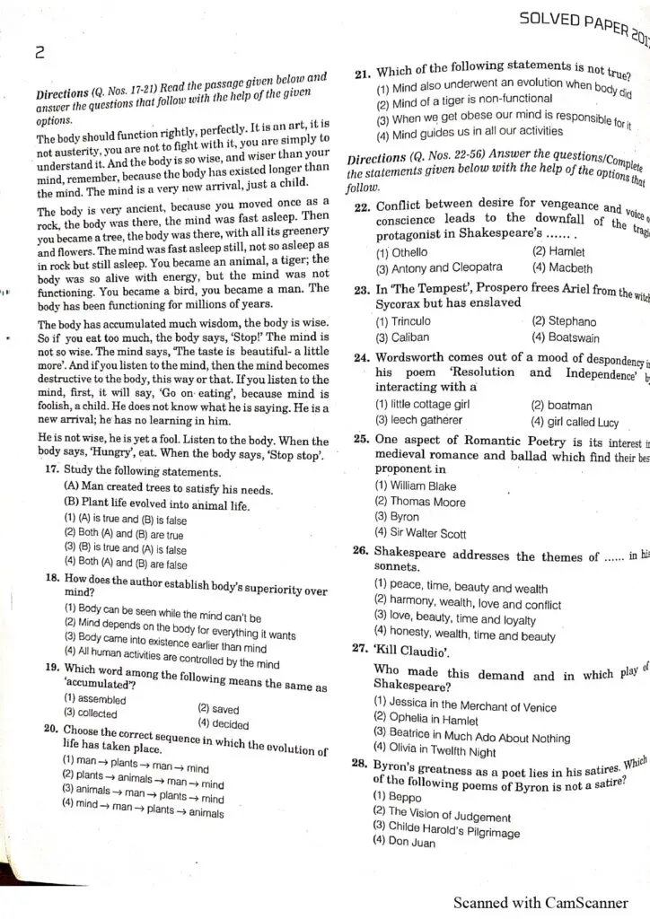 TGT English solved paper pdf page 0002