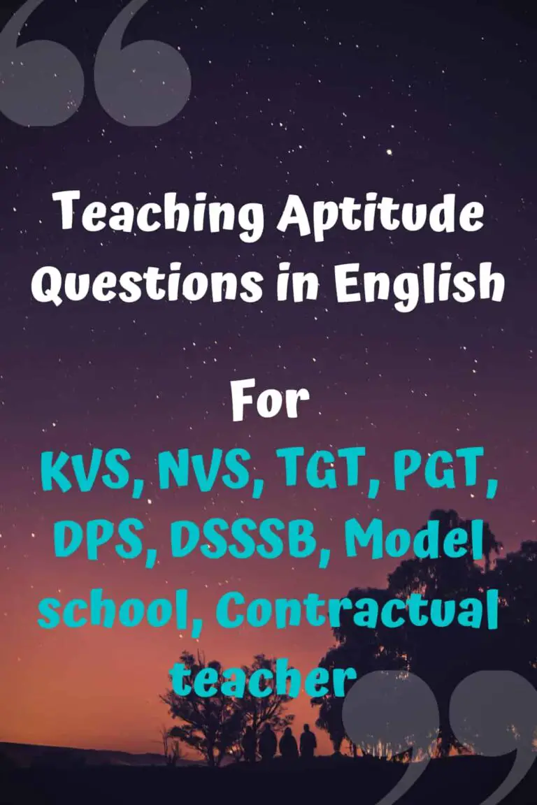 teaching-aptitude-questions-in-english-english-notes-guru