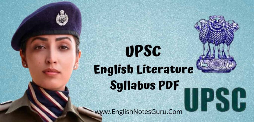 upsc-english-literature-syllabus-pdf