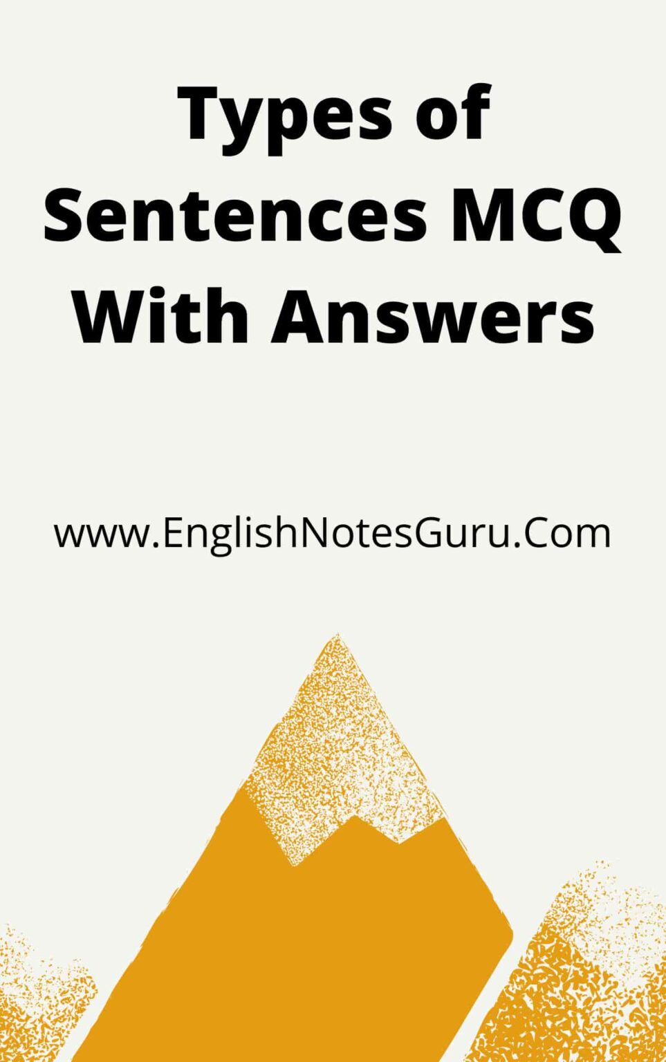 Types Of Sentences Mcq Test