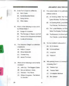 UP TGT English Previous Year Questions Sample
