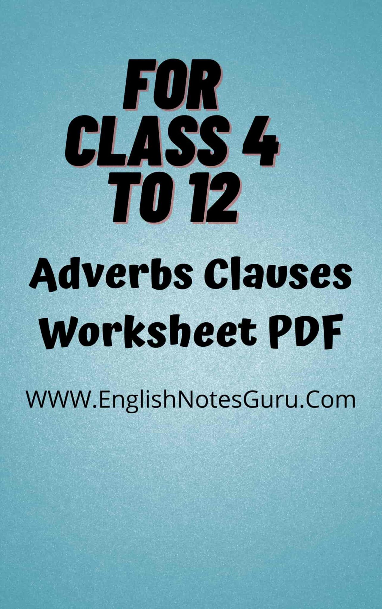Adverb Clause Examples With Answers Pdf